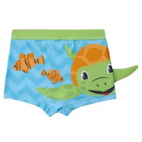 09C077: Baby Boys Novelty Turtle Swim Trunks (6-24 Months)