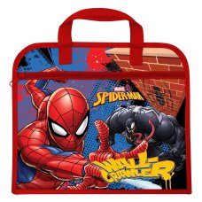 1717-2103: Spiderman Zipped Book Bag