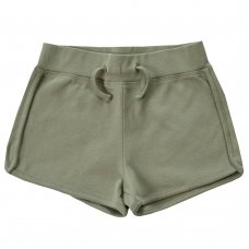 12C149: Older Girls Interlock Shorts- Sage (7-13 Years)