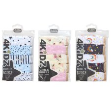 14C933: Older Girls 5 Pack Briefs (7-13 Years)