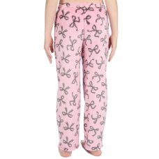 15C678: Girls Printed Fleece Lounge Pants (9-13 Years)