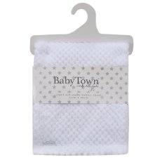 19C271: Baby White Waffle Wrap/Shawl