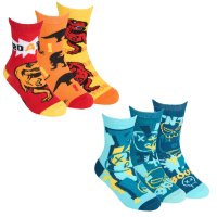 42B840: Boys 3 Pack Cotton Rich Design Ankle Socks (Assorted Sizes)