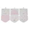 H13738: Baby Pink "I love Daddy" Hat & Bib Set- 3 Designs Assorted