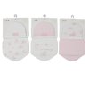 H13740: Baby Pink "I love Mummy" Hat & Bib Set- 3 Designs Assorted