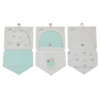 H13744: Baby "Better Together" Hat & Bib Set- 3 Designs Assorted