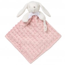 C05755: Bunny Bubble Velour Comforter- Dusky Pink