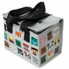 COOLB104: RPET Cool Bag Lunch Bag Minecraft Faces