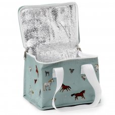 COOLB115: RPET Cool Bag Lunch Bag Willow Farm Horses