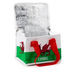 COOLB116: RPET Cool Bag Lunch Bag Welsh Dragon Wales (Cymru)