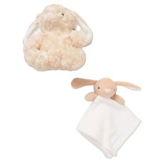 D06334: Baby Bunny Plush Toy & Comforter Set