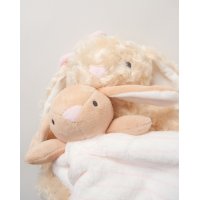 D06334: Baby Bunny Plush Toy & Comforter Set