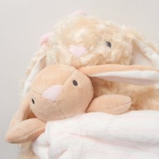 D06334: Baby Bunny Plush Toy & Comforter Set