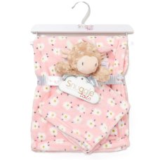 D06951: Baby Highland Cow Comforter & Blanket