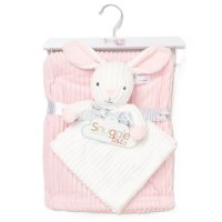 D06953: Baby Bunny Ribbed Comforter & Blanket