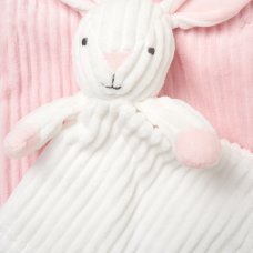 D06953: Baby Bunny Ribbed Comforter & Blanket