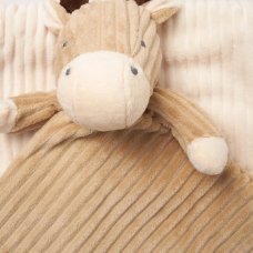 D06961: Baby Giraffe Ribbed Comforter & Blanket