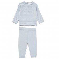 D07316: Baby Boys Knitted 2 Piece Outfit (0-12 Months)