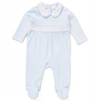 E07786: Baby Boys Jumbo Velour All In One (0-9 Months)