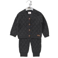 E07909: Baby Boys Knitted 2 Piece Outfit (0-12 Months)