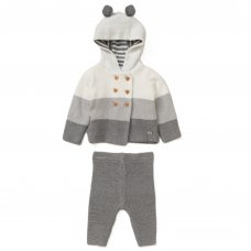 E07987: Baby Unisex Double Knit 2 Piece Outfit (0-12 Months)