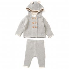 E07988: Baby Unisex Double Knit 2 Piece Outfit (0-12 Months)