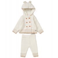 E07992: Baby Unisex Double Knit 2 Piece Outfit (0-12 Months)