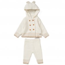 E07992: Baby Unisex Double Knit 2 Piece Outfit (0-12 Months)