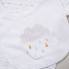 E08410: Baby Unisex Rain Cloud 6 Piece Mesh Bag Gift Set (NB-6 Months)