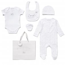 E08412: Baby Unisex Little & Loved 6 Piece Mesh Bag Gift Set (NB-6 Months)
