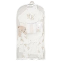 E08734: Baby Unisex Bear 10 Piece Mesh Bag Gift Set (NB-6 Months)