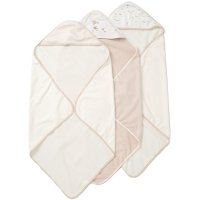 E08786: Baby Sheep 6 Piece Hooded Towels & Washcloths Bath Time Set