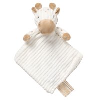 E08804: Ribbed Giraffe Comforter With Taggie Ribbons