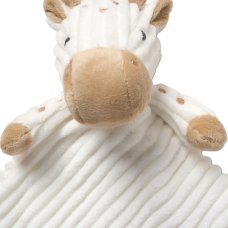 E08804: Ribbed Giraffe Comforter With Taggie Ribbons