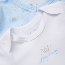 E08831: Baby Boys Little Prince 6 Piece Mesh Bag Gift Set (NB-6 Months)