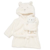 E08849: Baby Bear Snuggle Dressing Gown With Plush Toy (One Size - 6-9 Months)