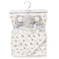 E08873: Baby Elephant Comforter & Blanket