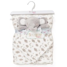 E08873: Baby Elephant Comforter & Blanket