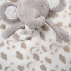 E08873: Baby Elephant Comforter & Blanket