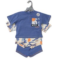 F09061TOD: Boys  2 T-Shirts & 2 Shorts Set (2-4 Years)