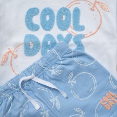 F09115INF: Baby Boys "Cool Days" T-Shirt, Shorts & Hat Outfit (12-24 Months)