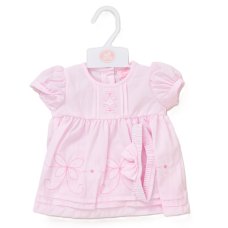 F09177INF: Baby Girls Dress, Pant & Headband Set (9-24 Months)