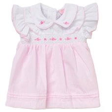 F09186INF: Baby Girls Dress, Pant & Headband Set (9-24 Months)