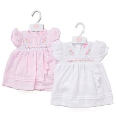 F09241INF: Baby Girls Dress, Pant & Headband Set (9-24 Months)