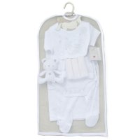 F09764: Baby Unisex Teddy 10 Piece Mesh Bag Gift Set (NB-6 Months)