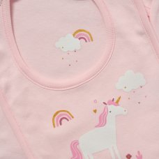 F09766: Baby Girls Unicorn 10 Piece Mesh Bag Gift Set (NB-6 Months)