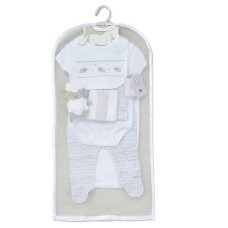 F10352: Baby Unisex Sheep 10 Piece Mesh Bag Gift Set (NB-6 Months)