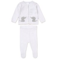 G10830NB: Baby Unisex Knitted 2 Piece Outfit (0-12 Months)