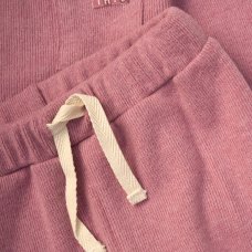G10888LG: Older Kids Pink Brushed Rib Sweatshirt & Jog Pant Outfit (5-7 Years)