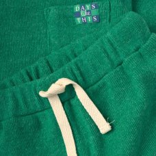 G10891LB: Older Kids Green Brushed Rib Sweatshirt & Jog Pant Outfit (5-7 Years)